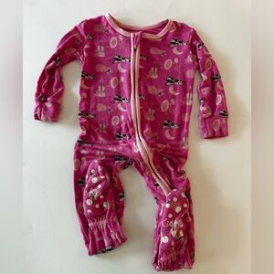 Kickee Pants Muffin Ruffle Footie “Hey Diddle Diddle" Tulip Print, 12-18 Months
